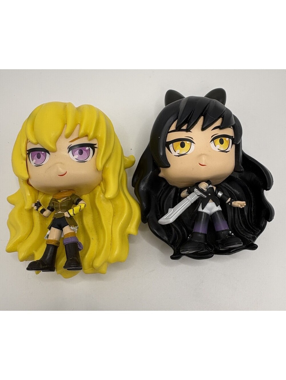 RWBY Blake & YANG XIAO LONG Vinyl Figure (2016 Jazwares) Lot Of 2